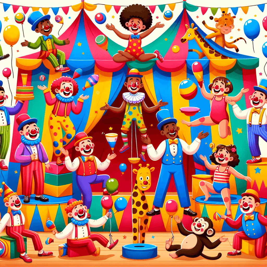 Super Silly Circus Painting By Numbers Kit