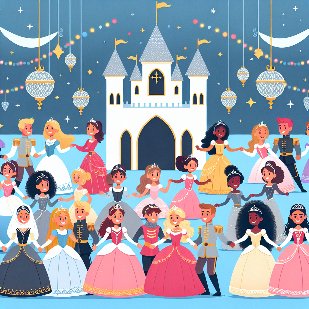 Festive Fairytale Ball Painting By Numbers Kit