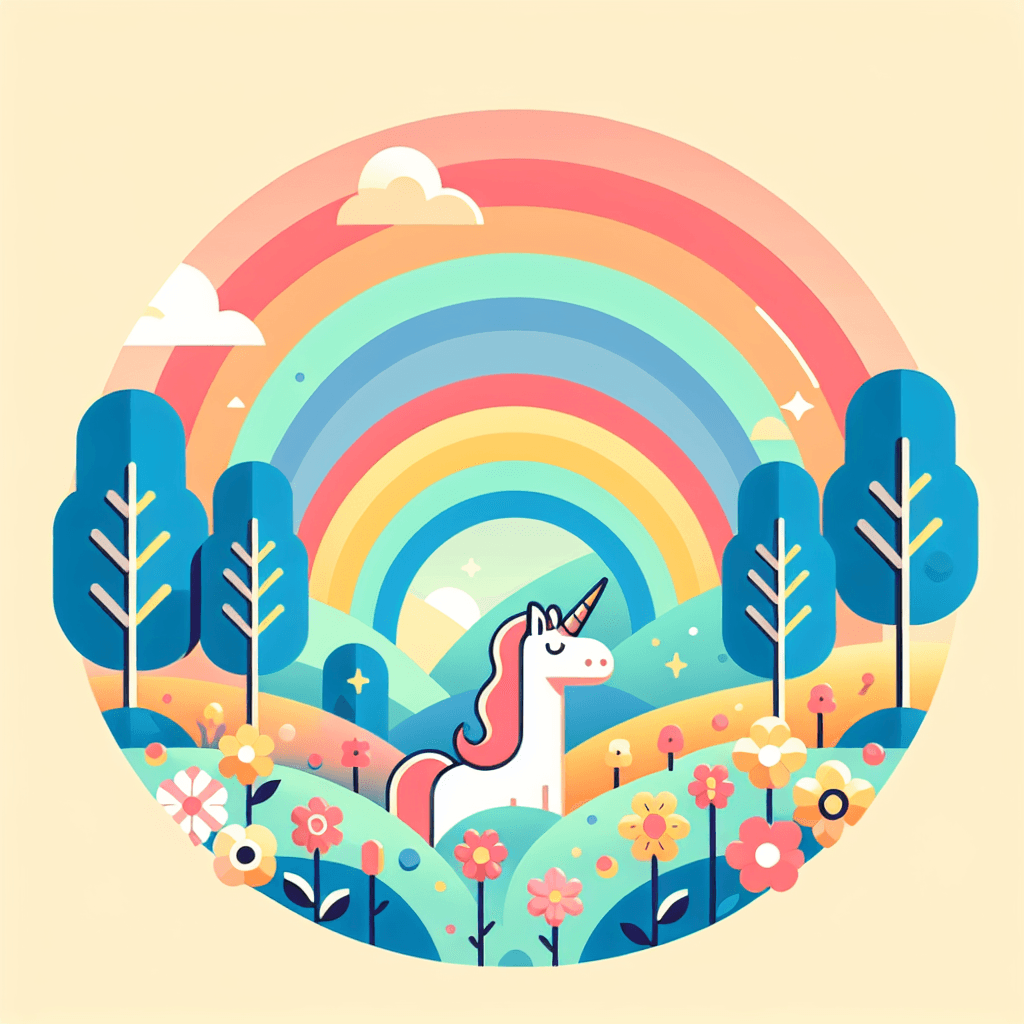 Magic Unicorn Valley Paint By Number
