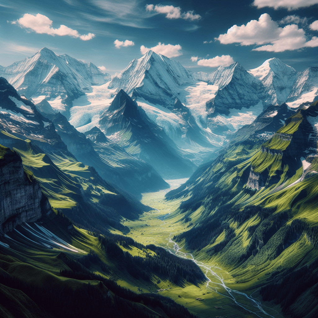 Enchanted Alpine Escape Paint By Color