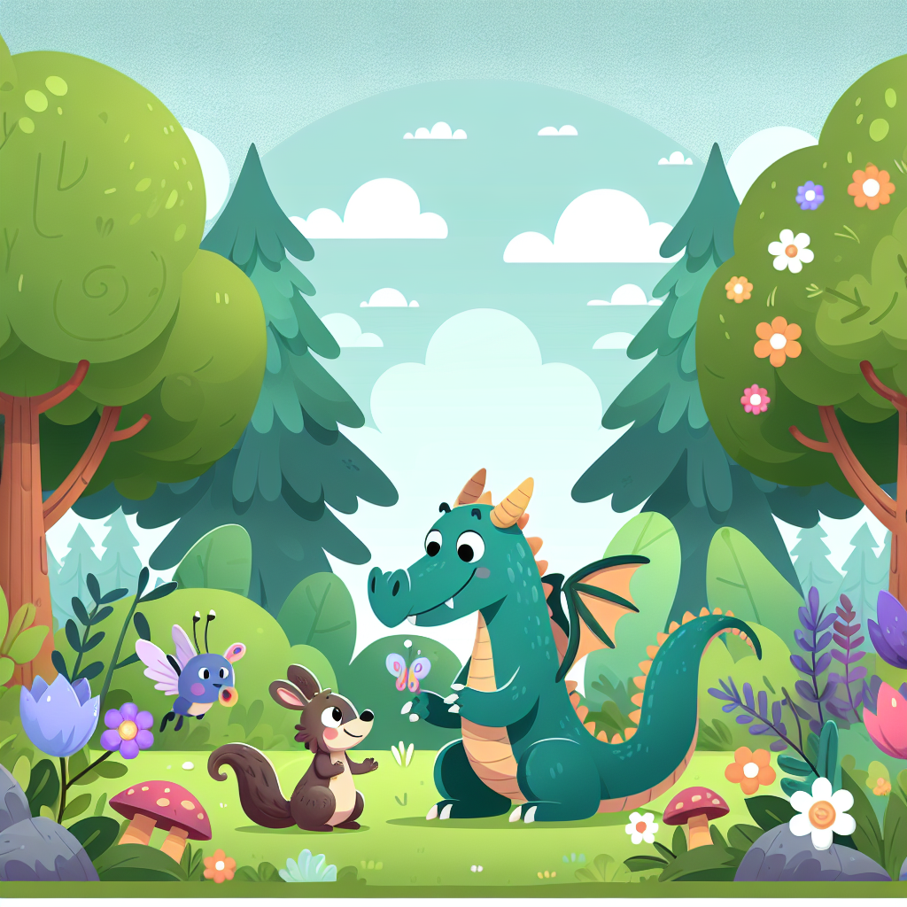 Enchanted Dragon Forest DIY Paint By Numbers