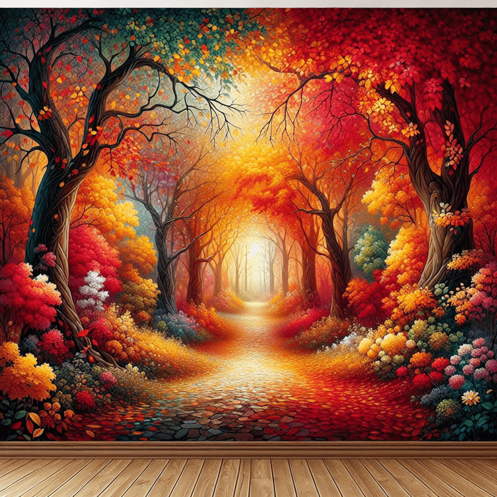 Magical Autumn Pathway Paint By Number