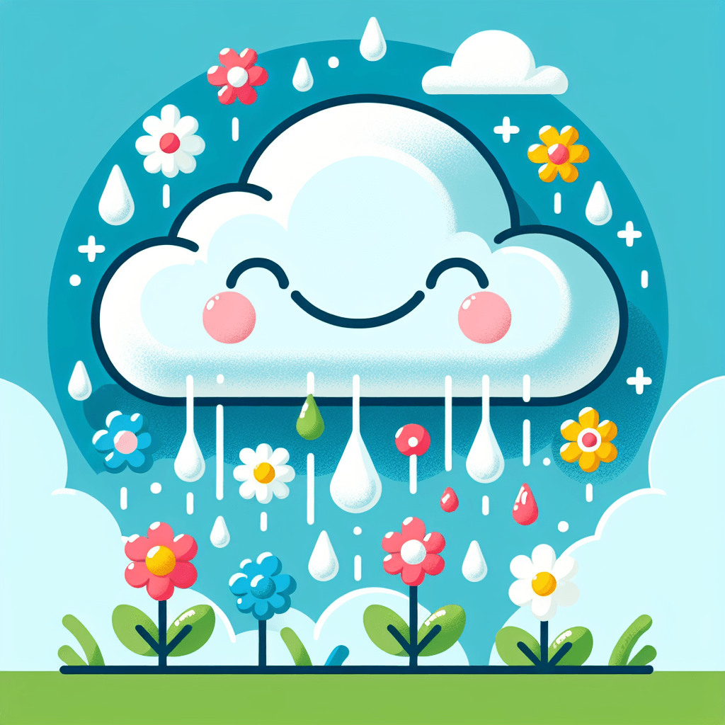 Joyful Cloudy Day Numbered Painting Kits