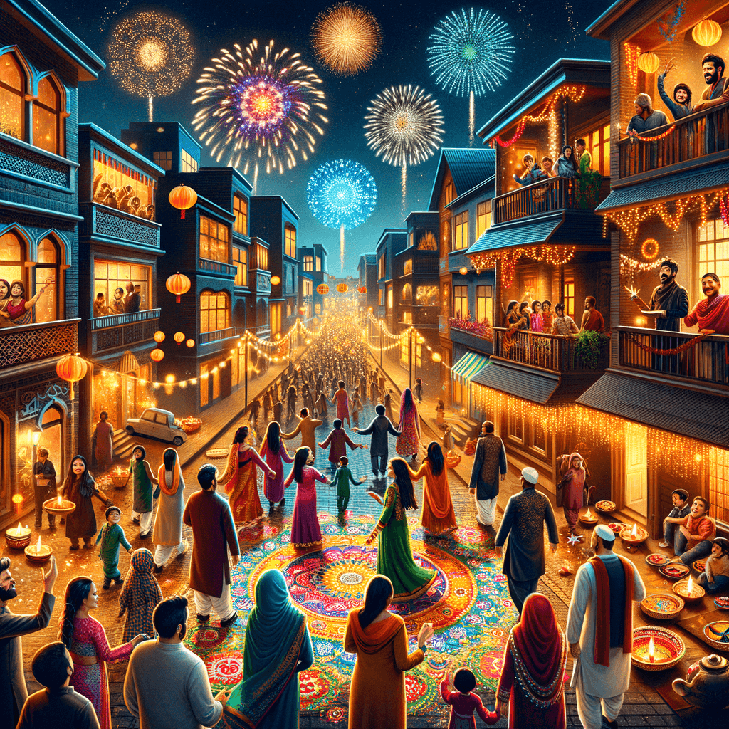 Diwali Fest - India Painting Number Kit