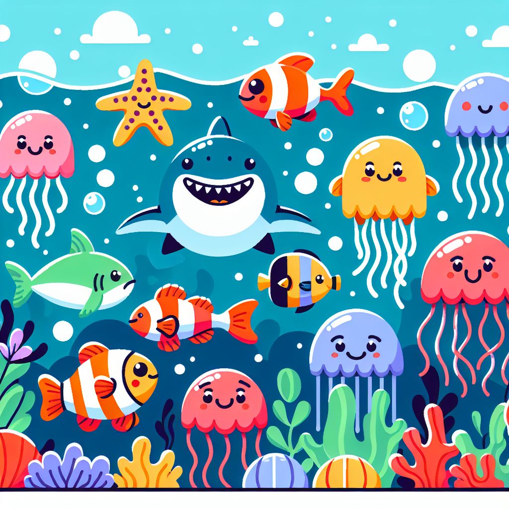 Adventure At The Aquarium Paint By Numbers