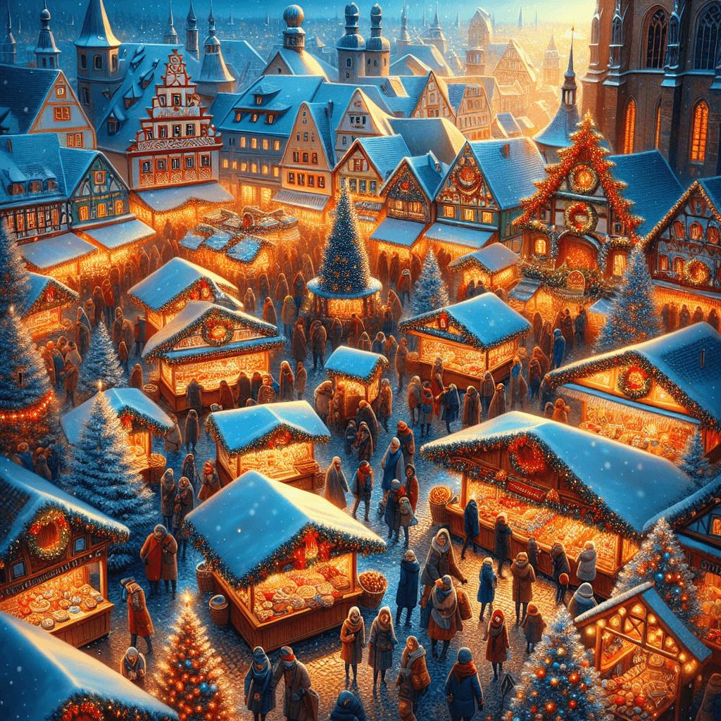 Christmas Markets - Germany Paint By Numbers