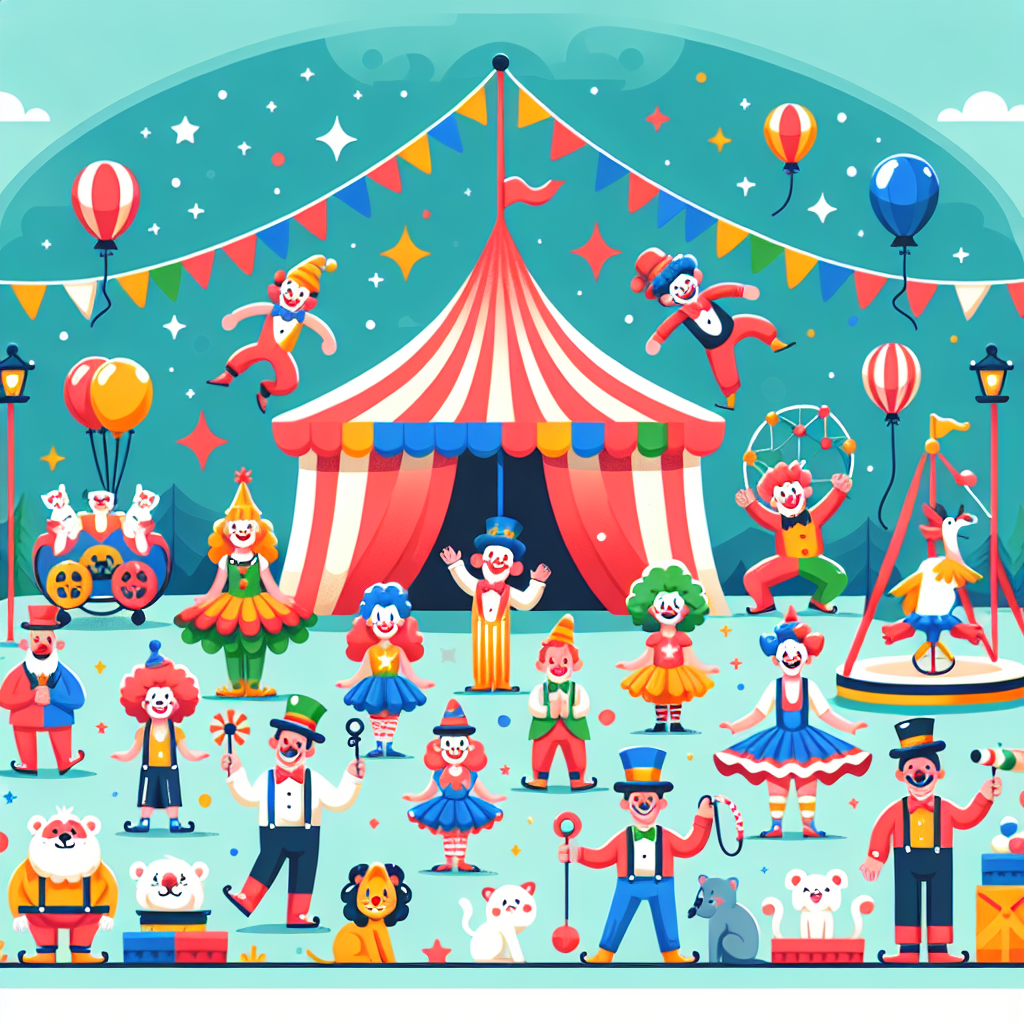 Circus Circus Extravaganza Numbered Painting Kits