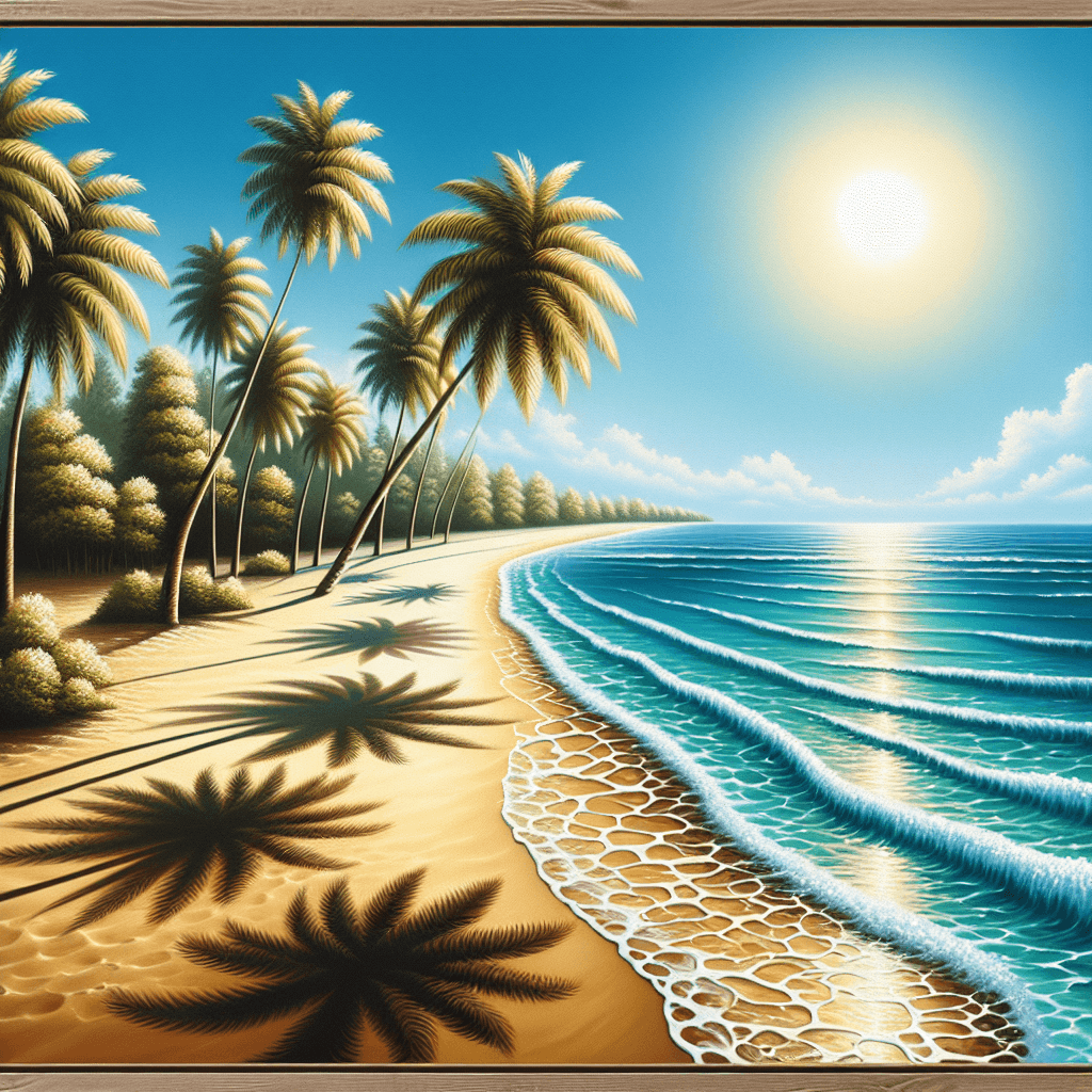 Sunlit Beach Escape Paint By Numbers Kits