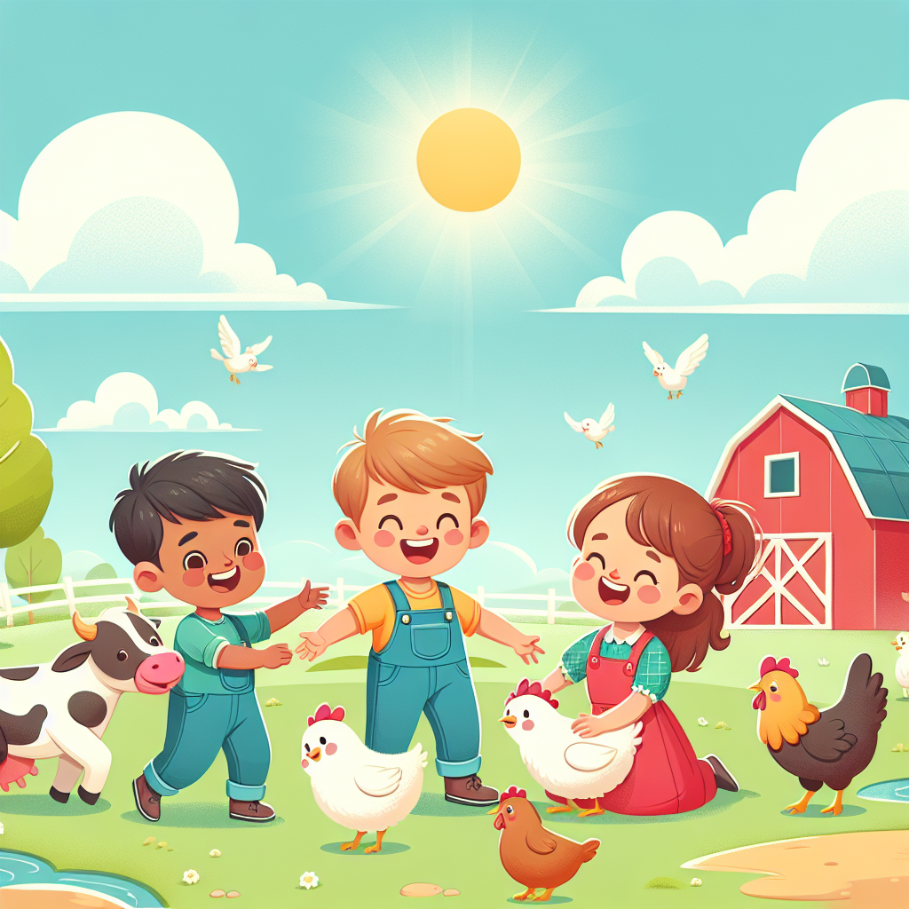 Sunshine On The Farm Numbered Painting Kits