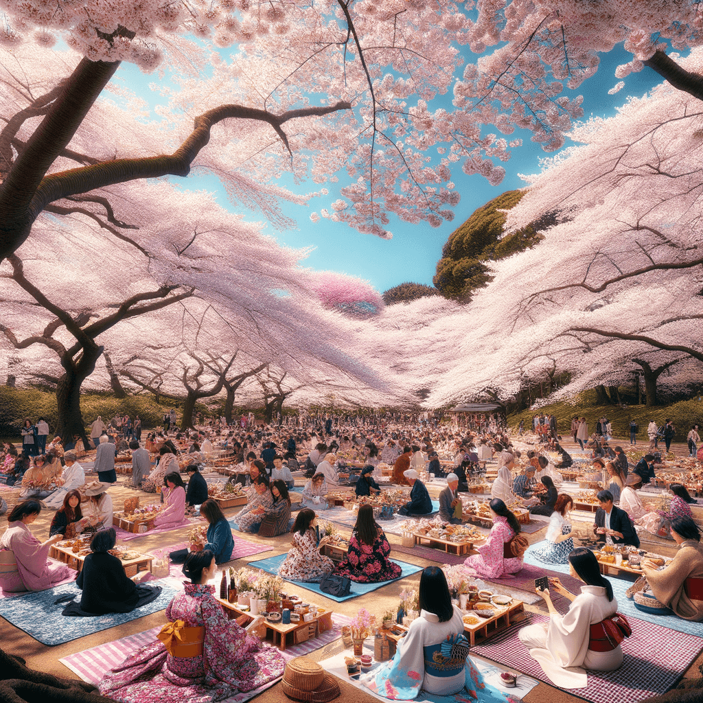 International Cherry Blossom Festival Number Painting