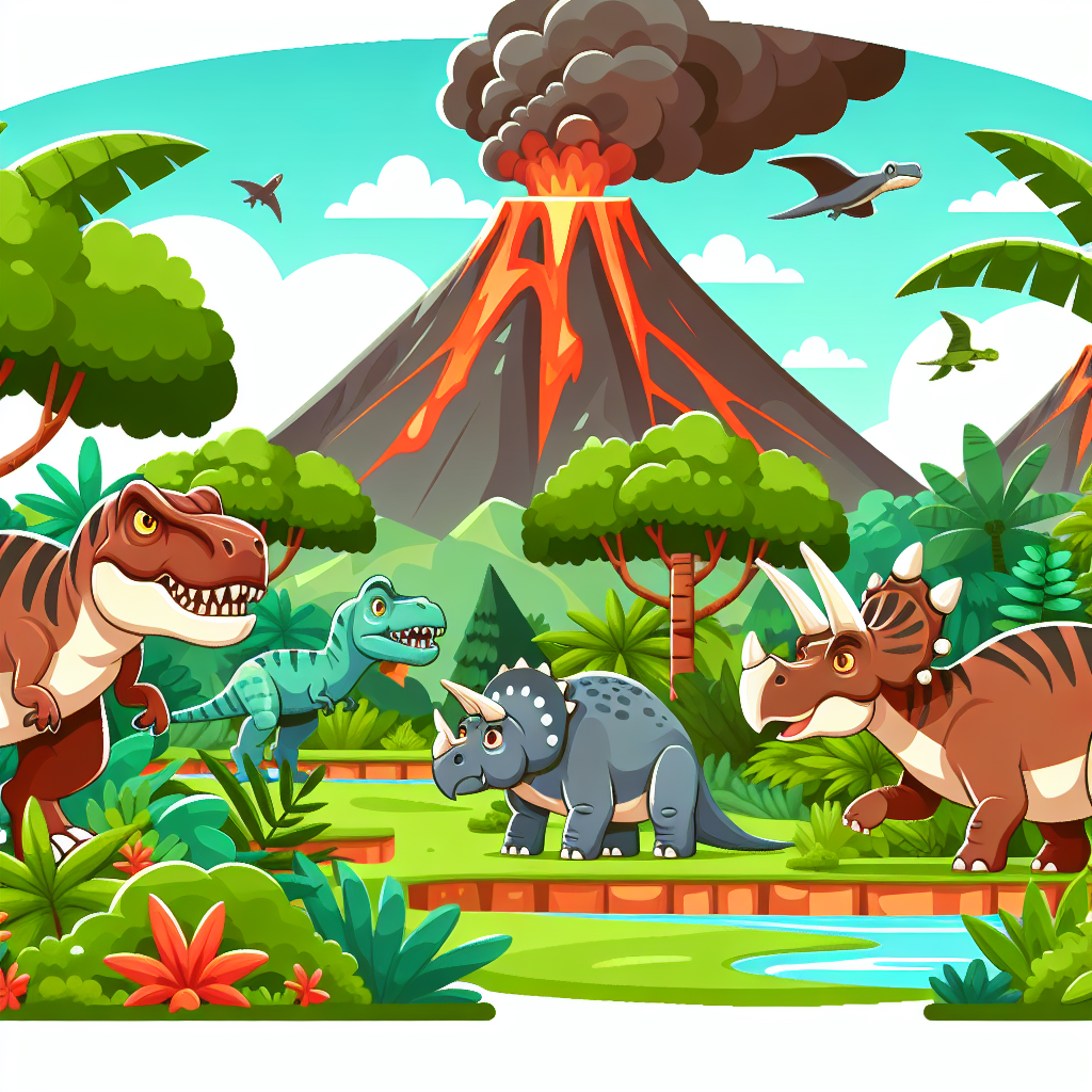 Jurassic Safari Painting By Numbers Kit