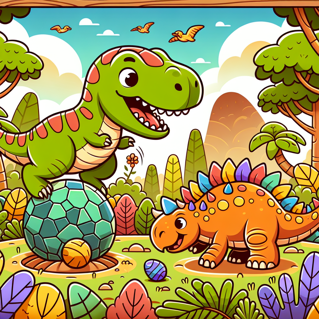 The Playful Dinosaur Party Painting Number Kit