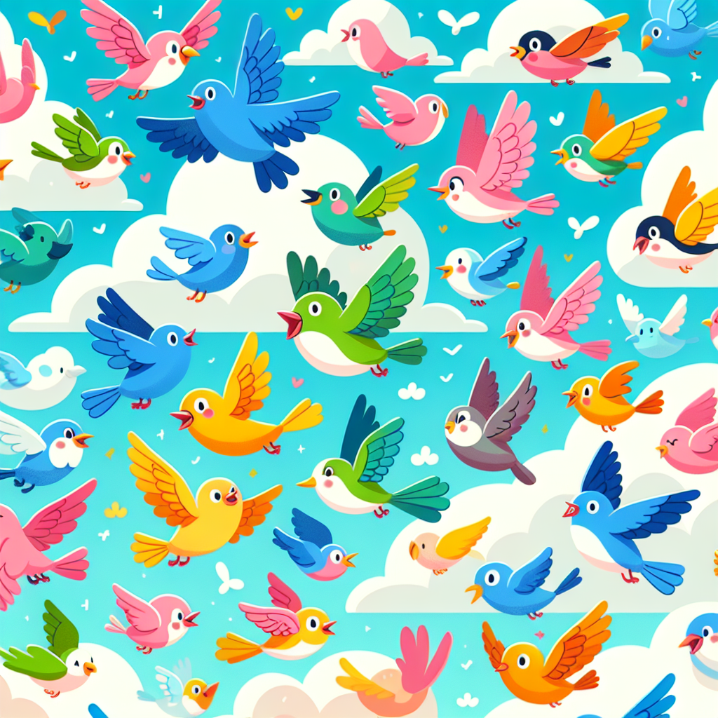 Creatures Of The Sky Paint By Number