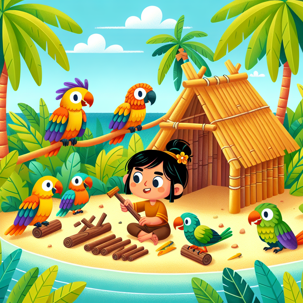 Island Castaway Adventure Paint By Color