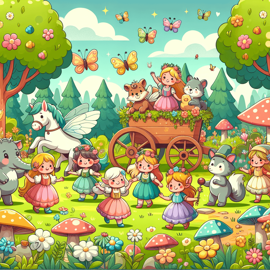 Enchanted Meadow Frolic Painting Number Kit