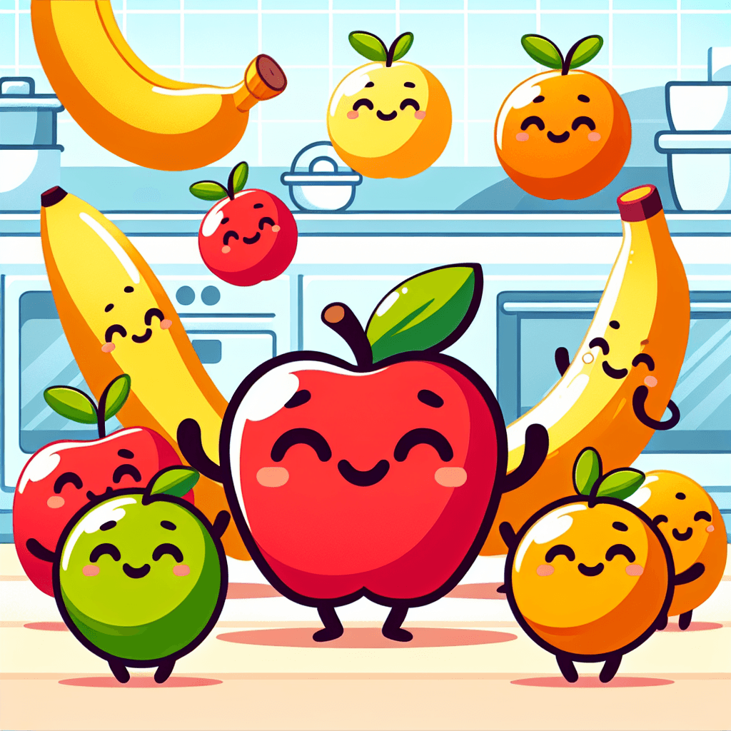 Funky Fruit Parade Paint By Color