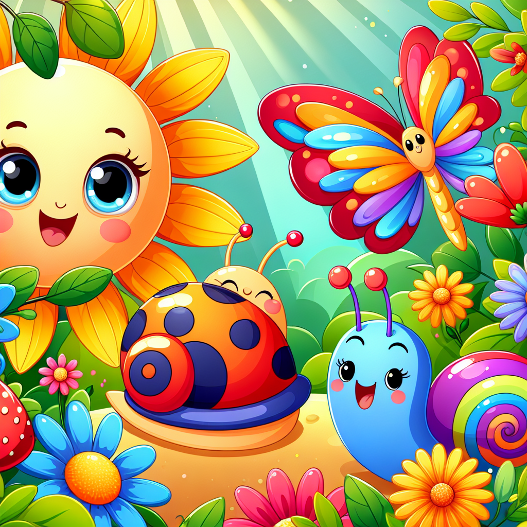 Friendly Garden Creatures Paint By Numbers