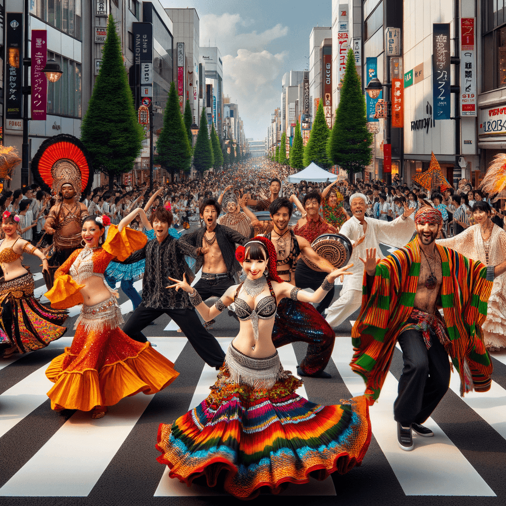 Yokohama Dance Parade - Japan Paint By Number