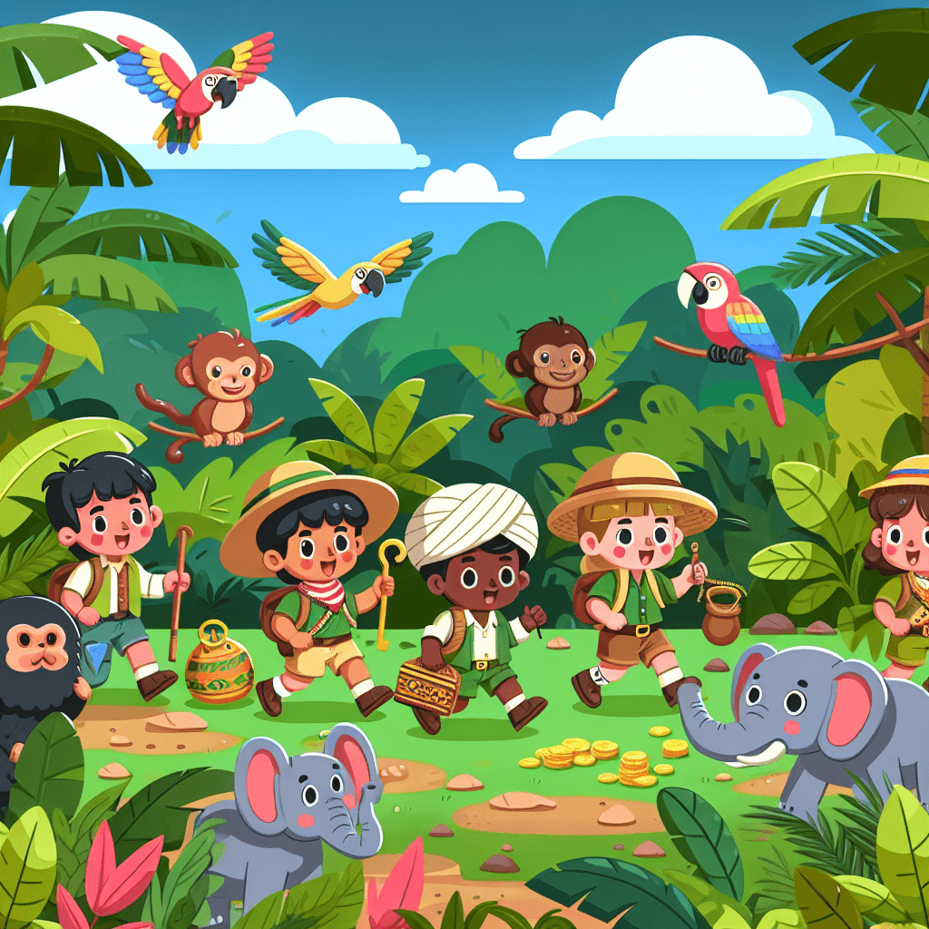 Jungle Treasure Adventure Paint By Numbers Kits