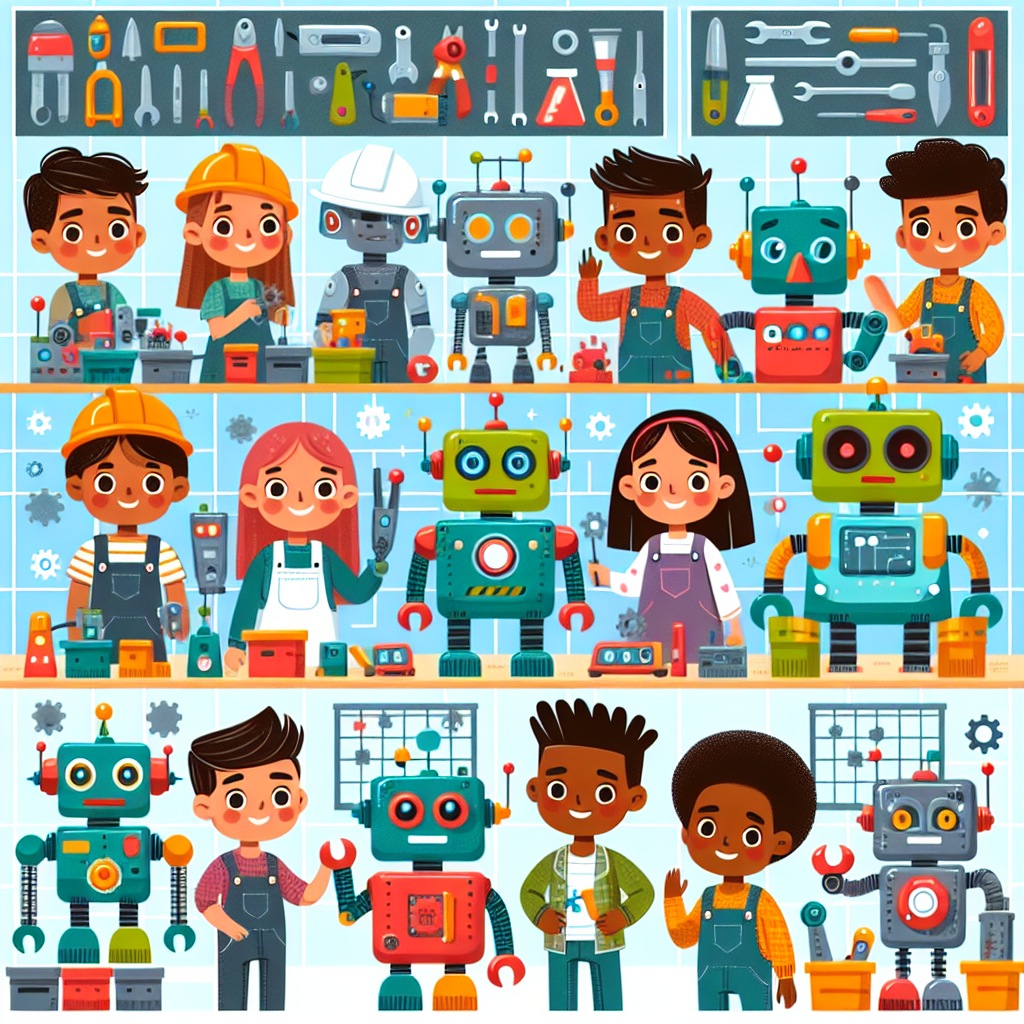 Adventurous Robot Factory Numbered Painting Kits