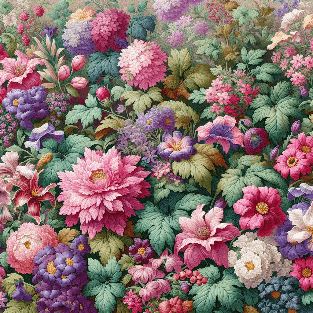 Enchanted Floral Tapestry Paint By Numbers Kits