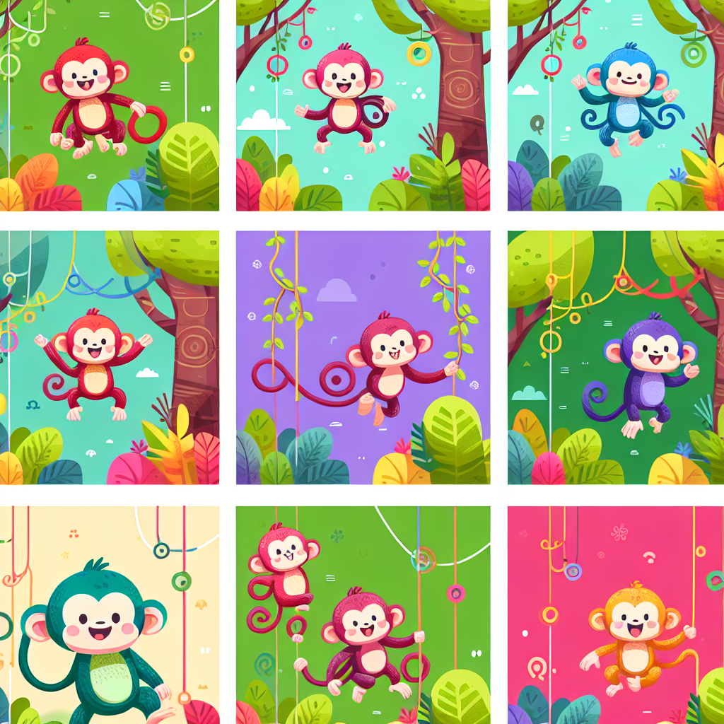 Monkey Mischief Mayhem Paint By Numbers Art