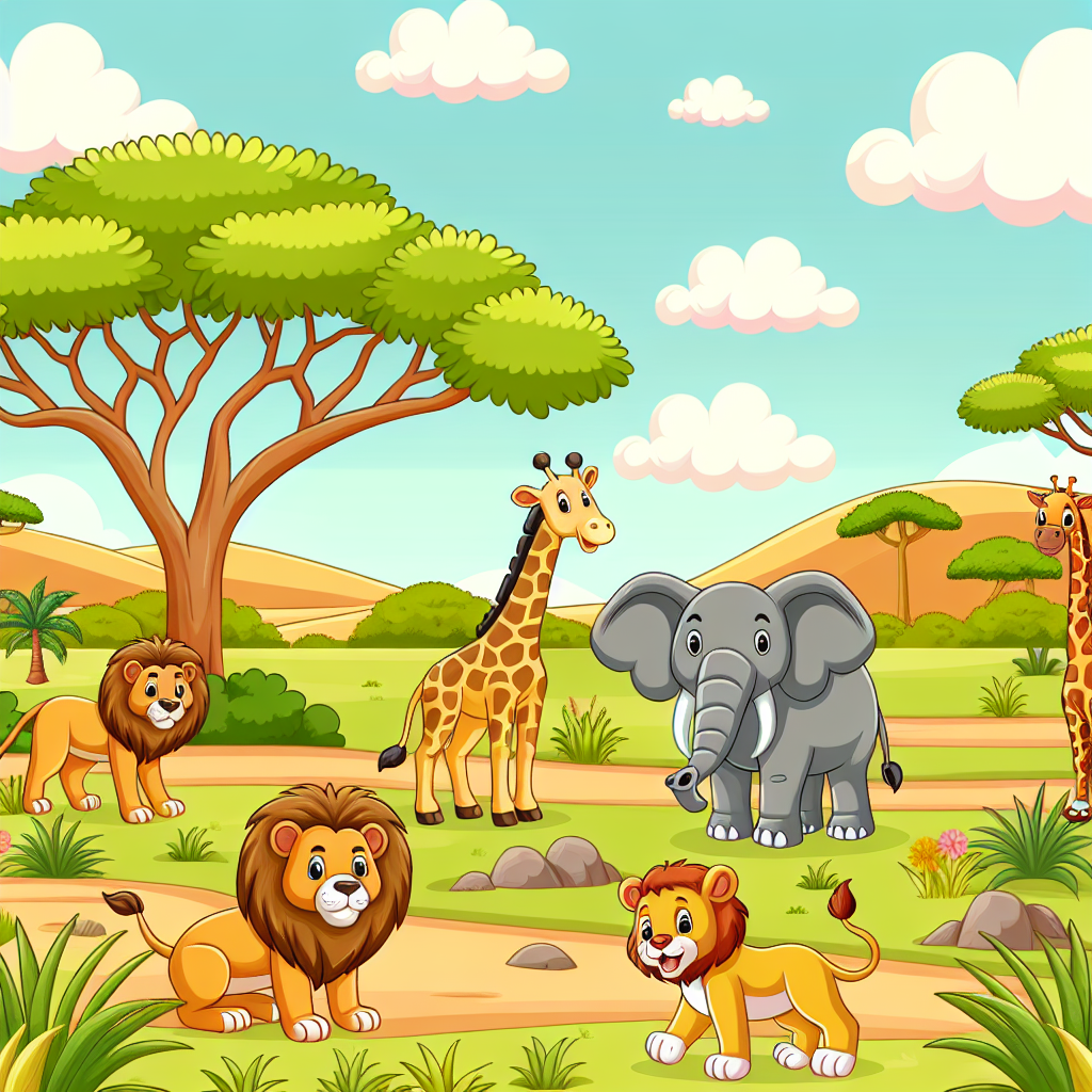 Safari In Savannah Paint By Color