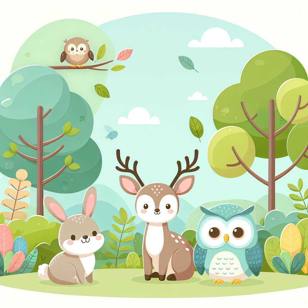Enchanted Woodland Animals DIY Paint By Numbers