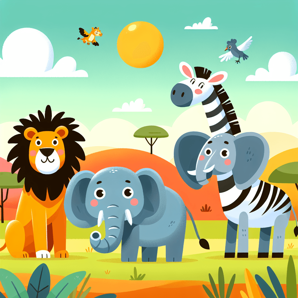 Zoo Safari Expedition Number Painting