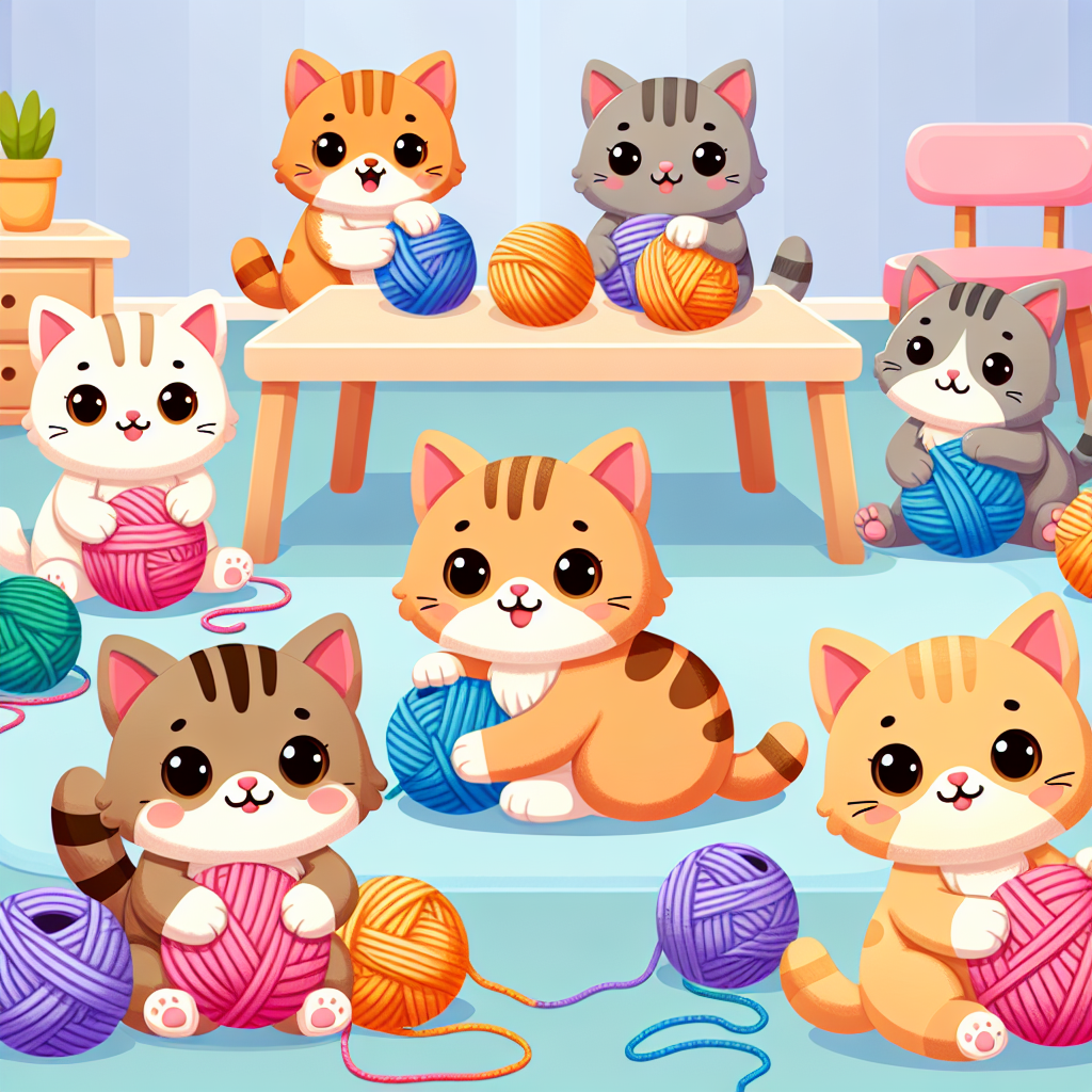 Happy Cuddly Kittens Painting By Numbers Kit