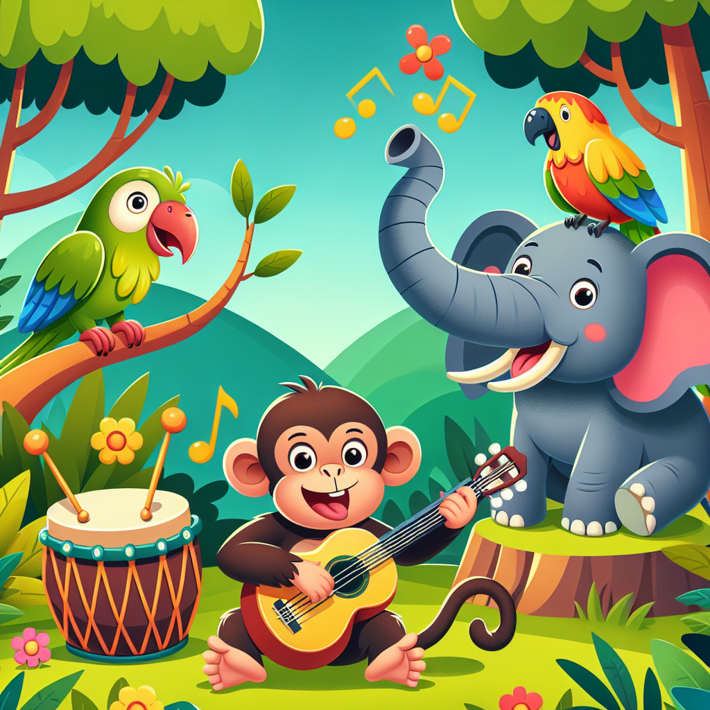 Funky Jungle Jam Paint By Color