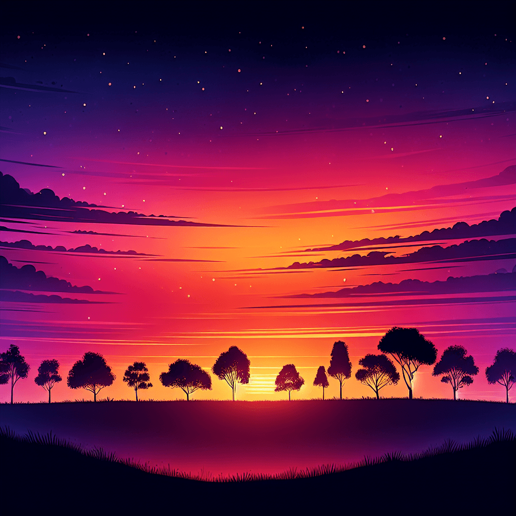 Sunset Escape Paint By Number