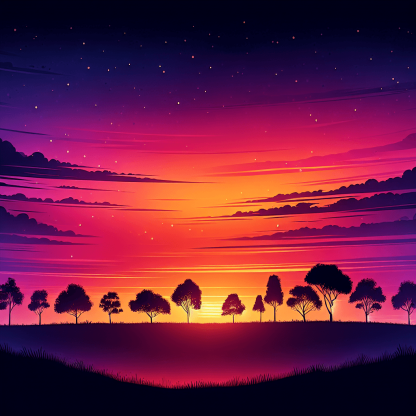 Sunset Escape Paint By Number