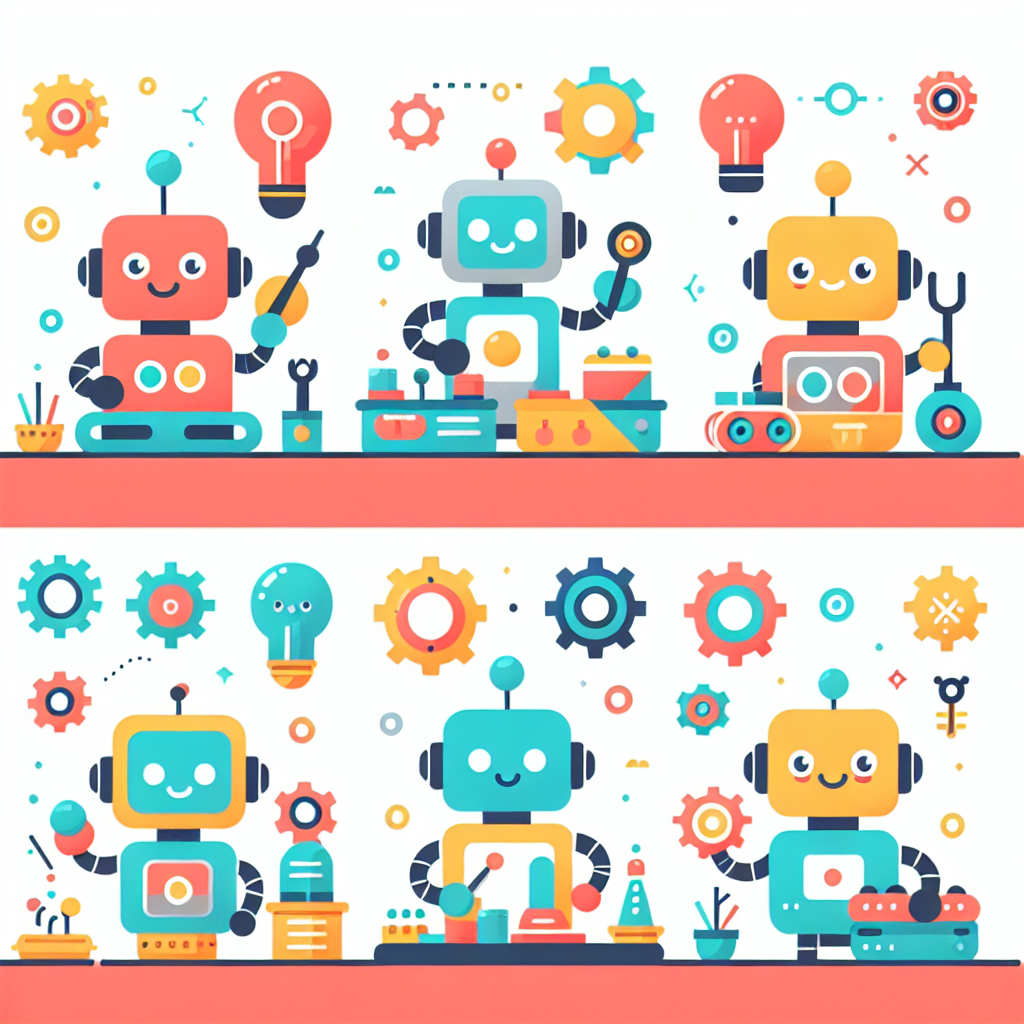 Inventive Robot Builders Paint By Numbers