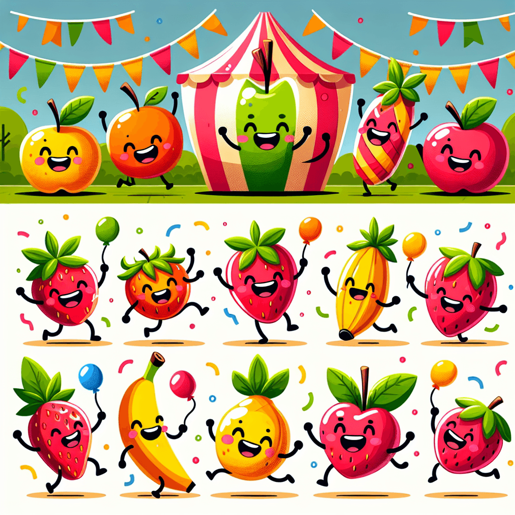 Funky Fruit Festival Painting By Numbers Kit