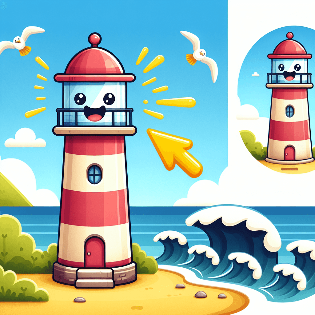 Lively Lighthouse Paint By Numbers