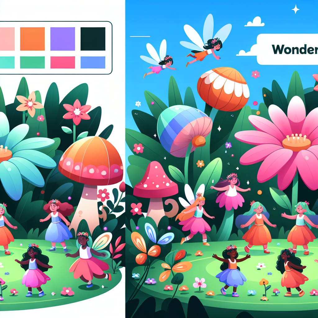 Fairy Wonderland Garden Paint By Color