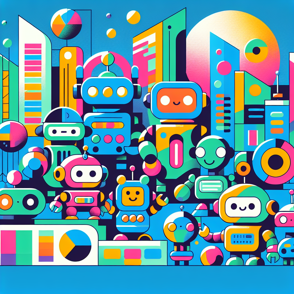 Futuristic Robot World Paint By Numbers