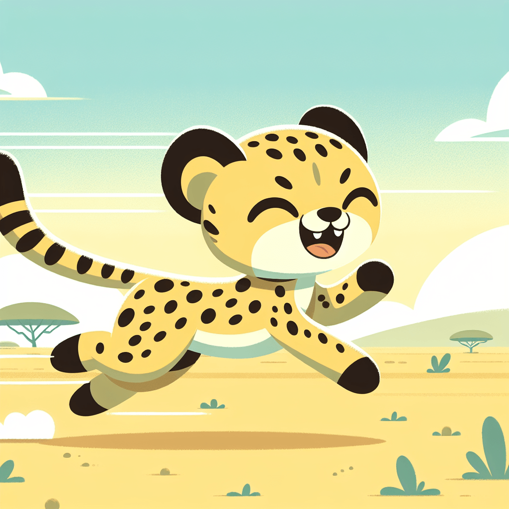 Cheeky Cheeta Paint By Numbers Art
