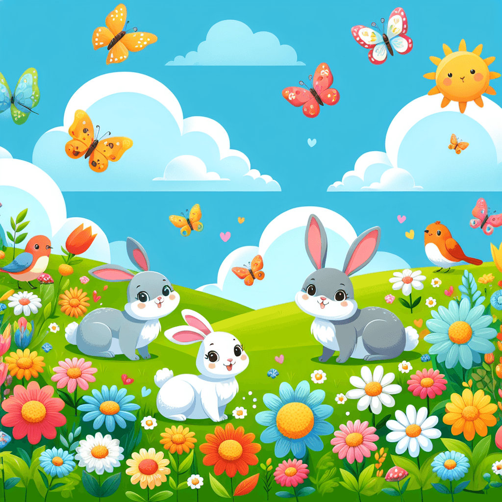 Adventure In A Flower Meadow Paint By Numbers