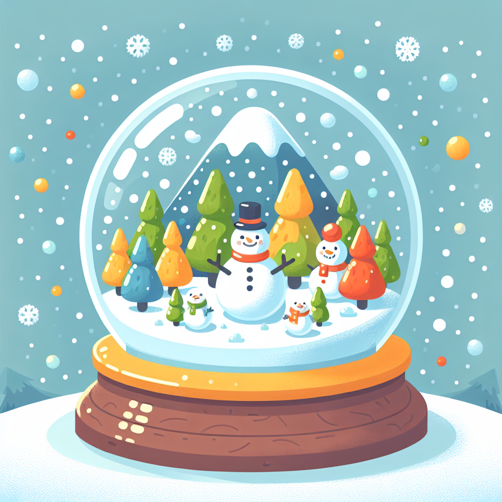 Enchanting Snow Globe Numbered Painting Kits