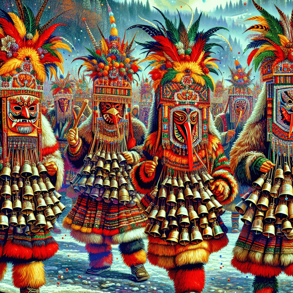 Kukeri Festival - Bulgaria Paint By Numbers Kits