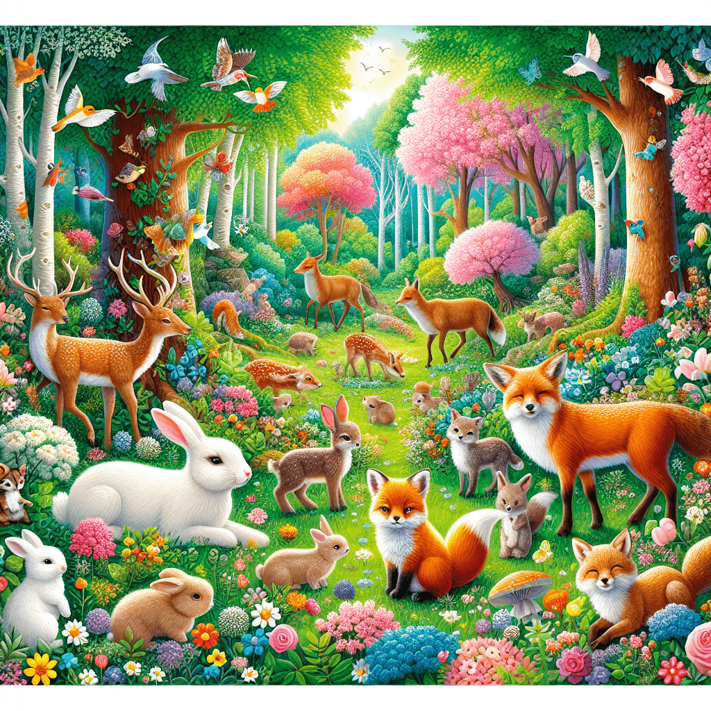 Whimsical Woodland Adventures DIY Paint By Numbers