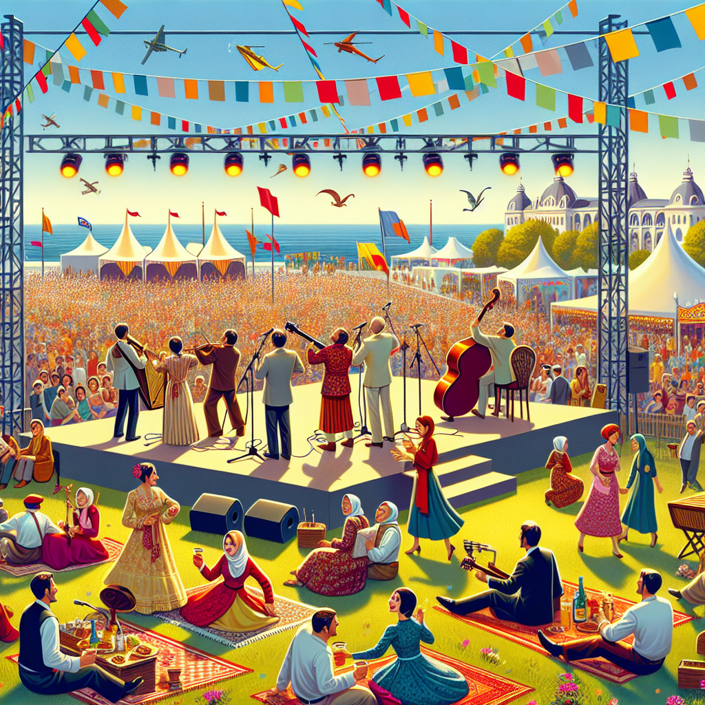Vancouver Folk Music Festival Number Painting
