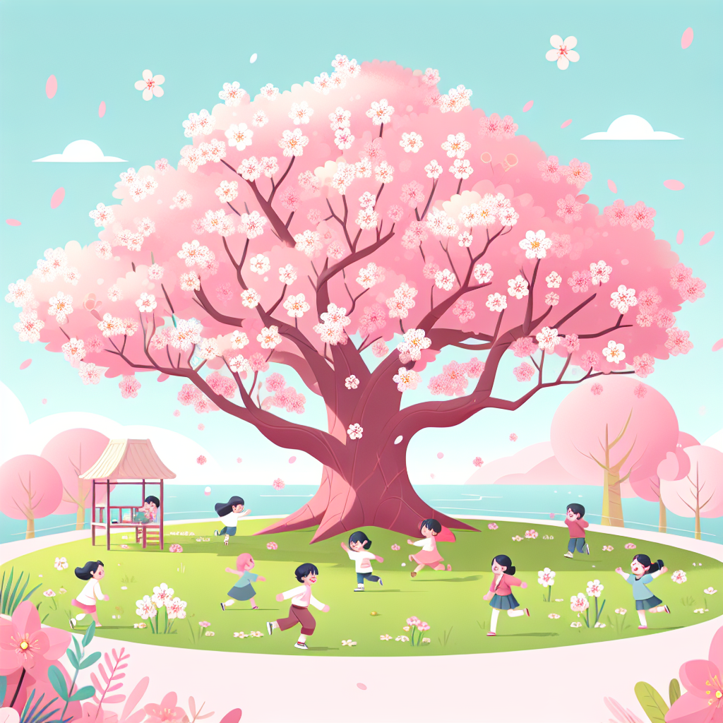 Blossoming Sakura Festival Painting By Numbers Kit
