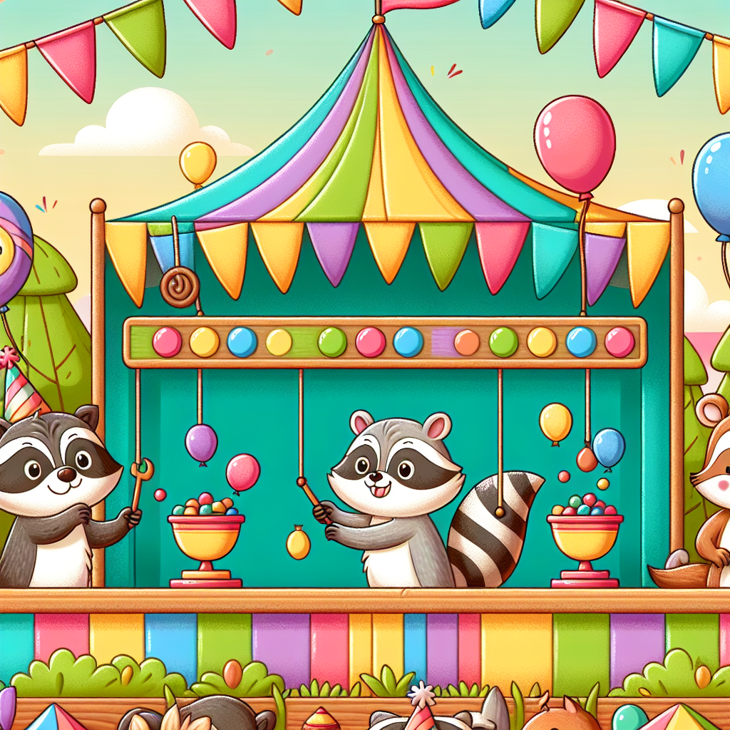 Woodland Critter Carnival Paint By Color
