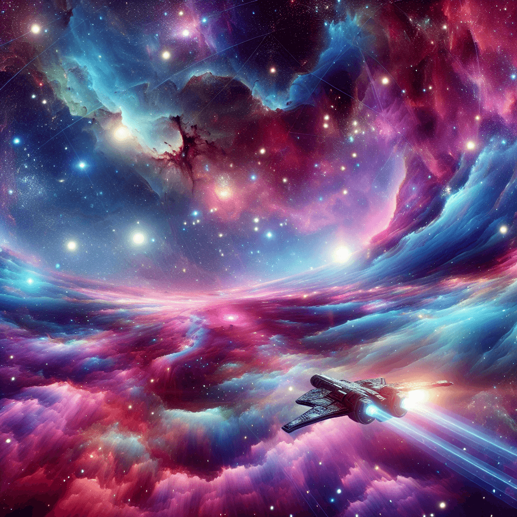 Galactic Voyage Awaits Paint By Numbers Art