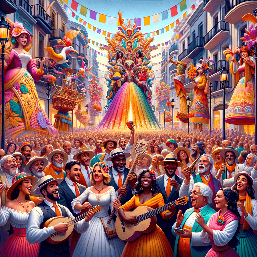 Valencia Fallas Festival - Spain Paint By Numbers Art