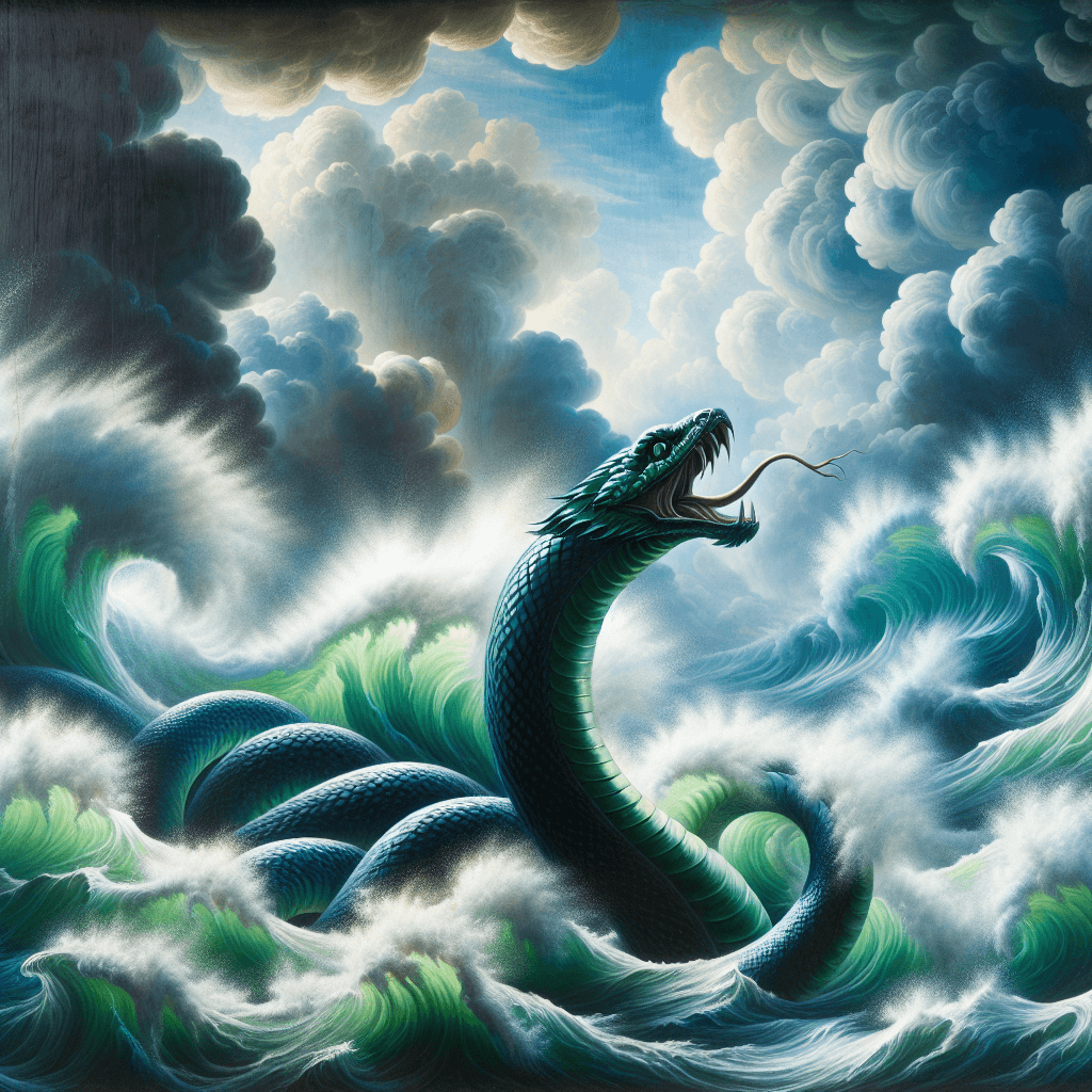 Mystical Sea Serpent Numbered Painting Kits