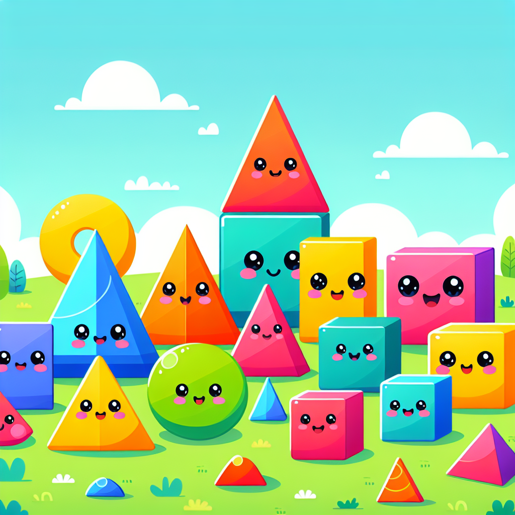 The Adventure Of Shapes Paint By Color